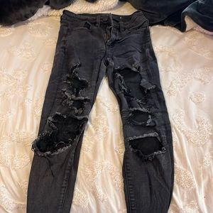 Black American eagle Ripped jeans
